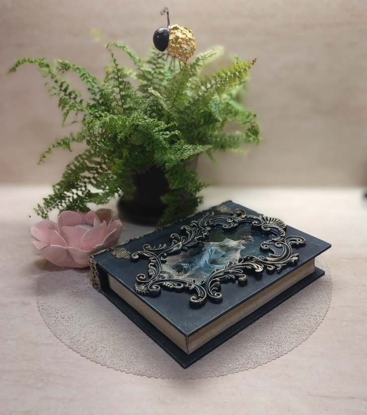 Винтидж кутия за бижута-книга - Handmasters.bg