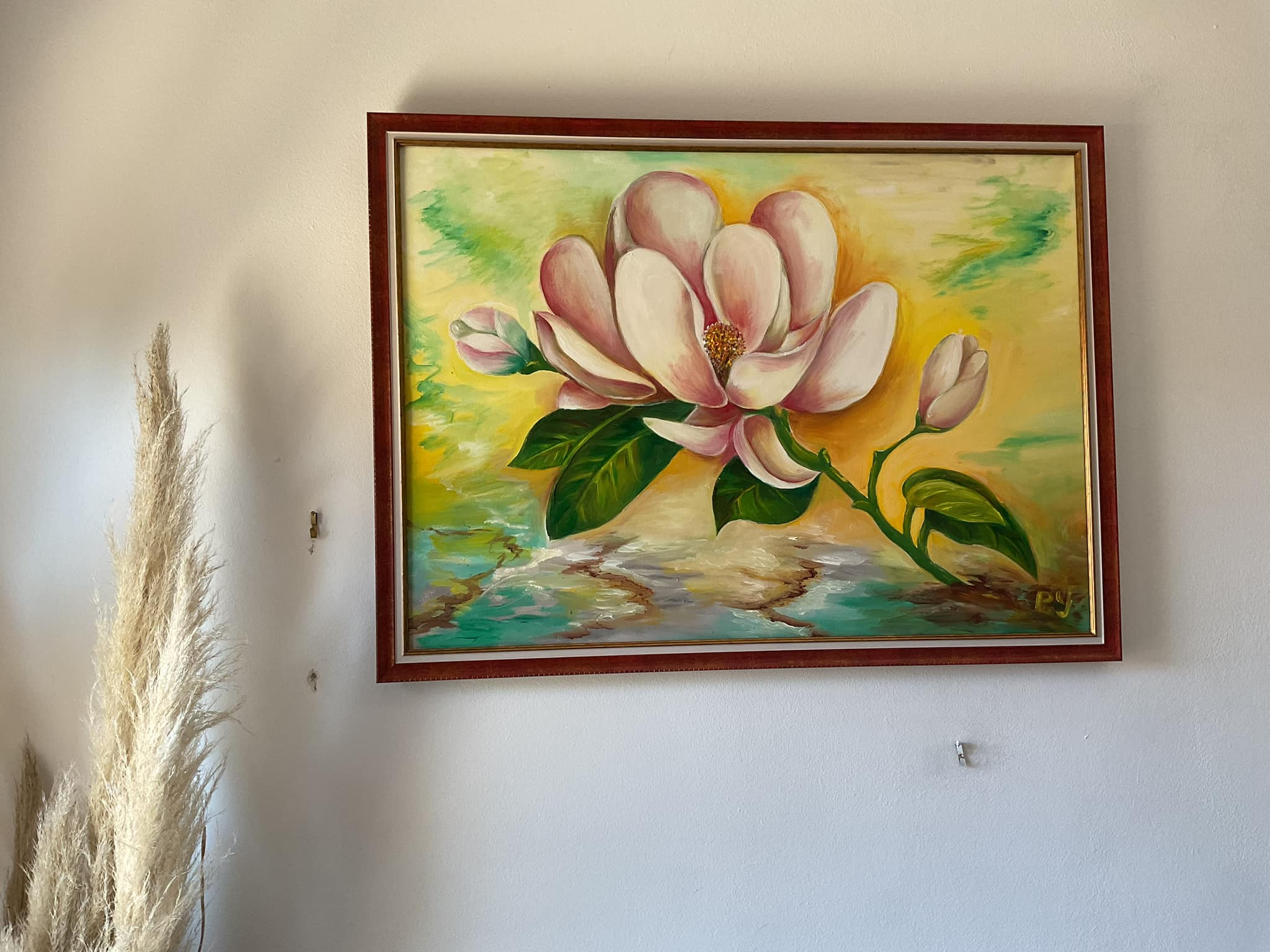Магнолия - картина с цветя - Handmasters.bg