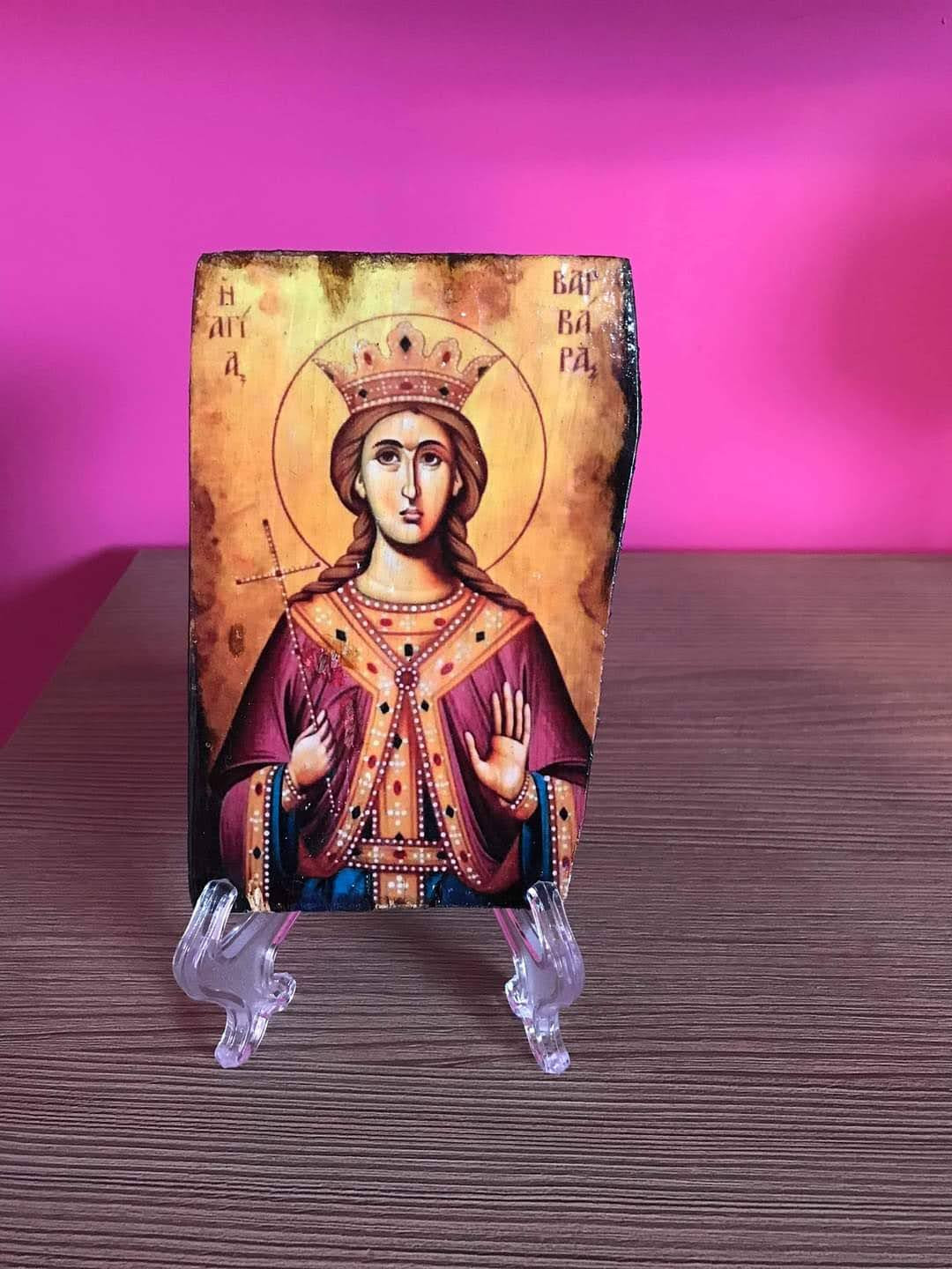 икона на Света Варвара - Handmasters.bg