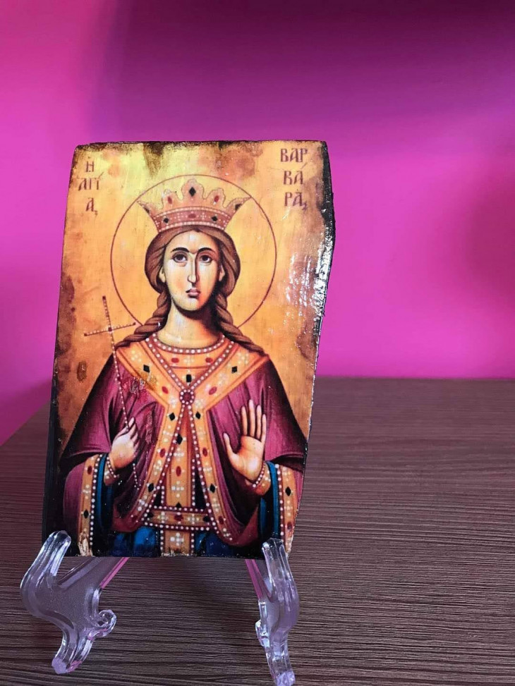 икона на Света Варвара - Handmasters.bg